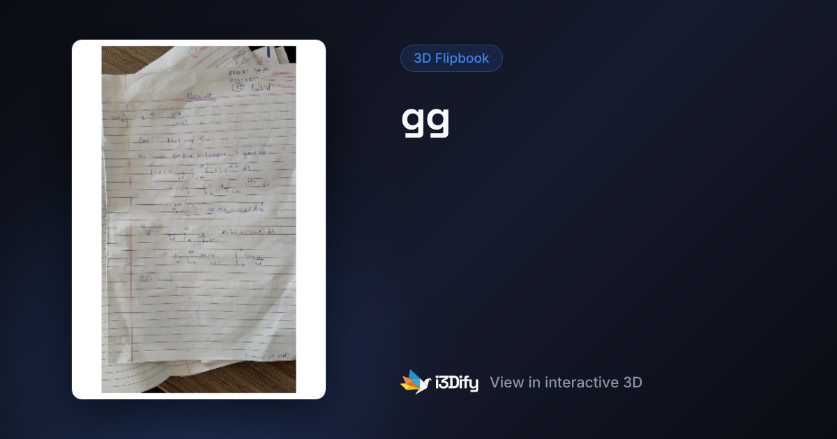 gg | i3Dify